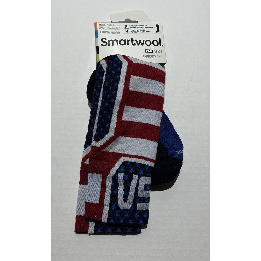 Smartwool PhD Outdoor Socks Womens Medium Cushion Merino Wool Hiking Ski USA